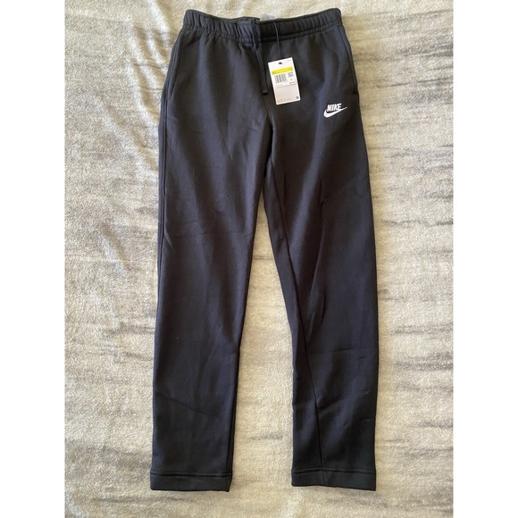 *NEW* Men's NIKE Sportswear Club Essential Fleece Joggers, Black (FN3787 010) S - Picture 1 of 3